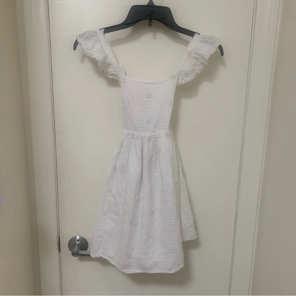 Cat & Jack White Eyelet Dress